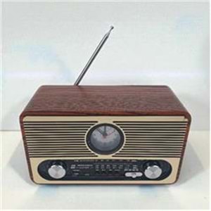 Everton RT-566 Bluetooth-USB-SD-FM Şarjlı Saatli Nostaljik Radyo 