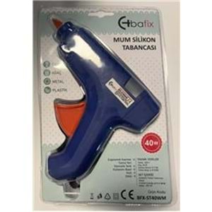 Bafix Mum Silikon Tabancası Mavi 40W
