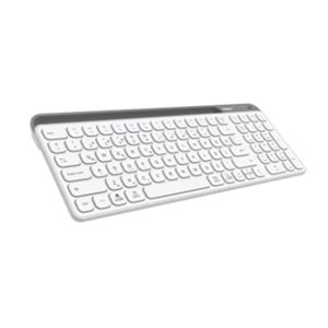 Everest KB-BT90 Beyaz-Gri Bluetooth+ 2.4Ghz Q Mac-Win-Android-Ios Uyumlu Kablosuz klavye