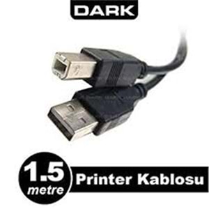 Dark DK CB USB2PRNL151 1.5mt USB 2.0 Yazıcı Kablosu 