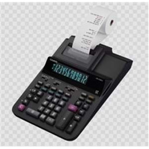 Casio DR-120RII-BK 12 Hane Şeritli Siyah Hesap Makinesi