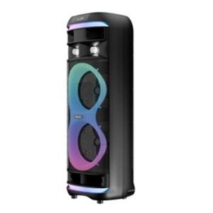 Mikado MD-64BT 60W 1 Adet Kablosuz Mikrofonlu USB+TF+TWS+AUX+BT Destekli Siyah Ses Sistemi