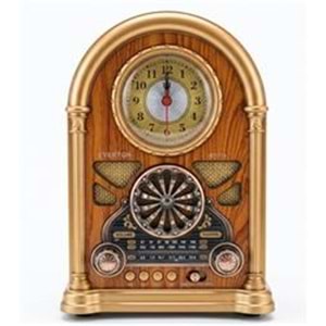 Everton RT-719 Şarjlı, Saat Göstergeli Nostaljik Radyo( Bluetooth-USB-SD-FM)
