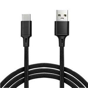 Vcom CU252 Type-C to USB 3m 15W (5V-3A) Örgülü Şarj Kablosu