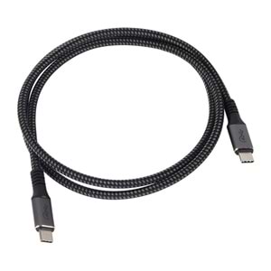 Vcom CU520M Type-C to Type-C 3m 20Gpbs (USB4) 90W 4K@60Hz Video Örgülü Şarj ve Data Kablosu