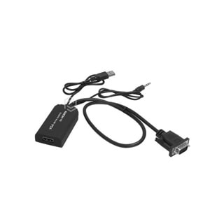 Frisby FA-6676C Analog VGA ve SES - Dijital HDMI Aktif Dönüştürücü
