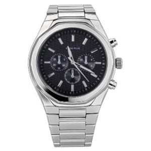 Swiss Plus Man Watch Basic Seri Model-4 ST3503AGS Plus Black-Silver