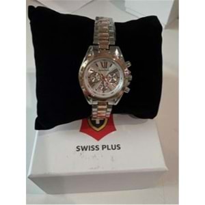 Swiss Plus Woman Watch Model-1 ST0730ABL Rose Gold-Silver