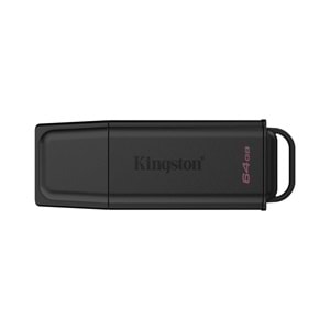 Kingston DTXG2-64GB 64GB Portable USB 3.2 Gen 1 DataTraveler Exodia Black Flash Bellek 