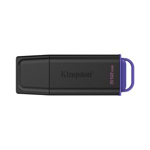 Kingston DTXG2-512GB 512GB Portable USB 3.2 Gen 1 DataTraveler Exodia Black-Purple Flash Bellek 