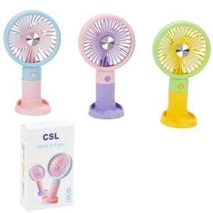 CSL XF Şarjlı Mini Fan Pembe
