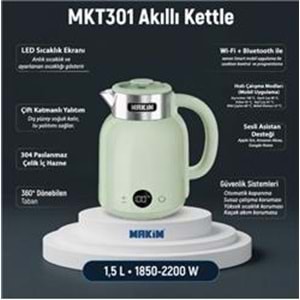Makim MKT301 AKILLI YEŞİL KETTLE 