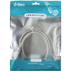 Ttec KBL-PTCH-20CMG Cat6 0.20MT Gri Utp Patch Kablo 