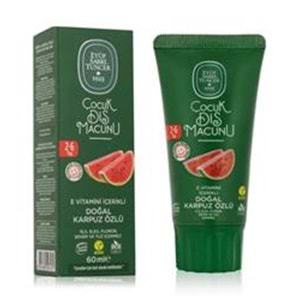 Eyüp Sabri Tuncer Doğal Karpuz Özlü 2-6 Yaş Çocuk Diş Macunu 60 ml