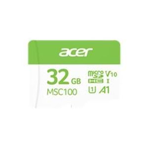 Acer MSC100 32GB microSD U1 V10 A1 Aksiyon Kamera & Güvenlik Kamerası Uyumlu