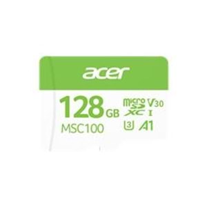 Acer MSC100 128GB microSD U3 V30 A1 Aksiyon Kamera & Güvenlik Kamerası Uyumlu