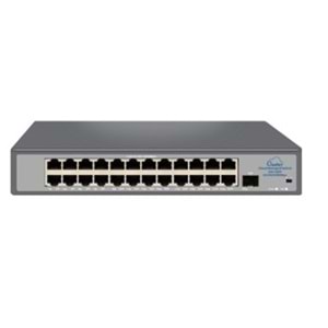 Nova NVC-HIS2124G1S 24 Port 1 SFP Full Giga Cloud Non Poe Ethernet Switch