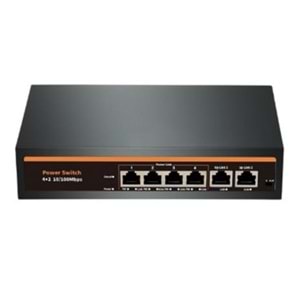 Nova NVC-INTSF0420FB2L 24V INTERCOM 4+2 PORT POE SWITCH (10-100)