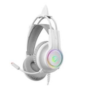 Rampage RM-K91 X-CATTY Beyaz USB 7.1 Version RGB Gaming Oyuncu Mikrofonlu Kulaklık