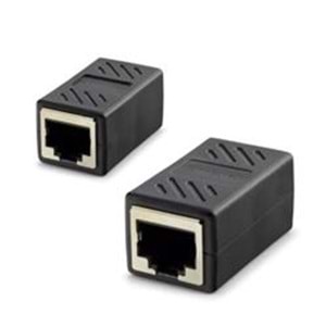 HADRON HDX5066 RJ45 Dişi - Dişi Uzatma Adaptörü - Siyah