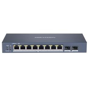 Hikvision DS-3E1510P-SI 8 Port 10-100-1000 Mbps Gigabit Akıllı Yönetilebilir PoE Switch
