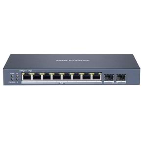 Hikvision DS-3E1510P-SI 8 Port 10-100-1000 Mbps Gigabit Akıllı Yönetilebilir PoE Switch