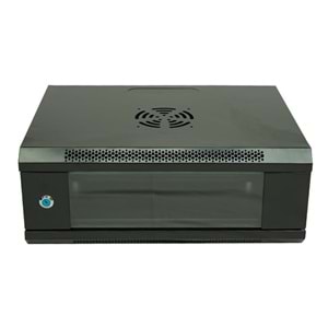 Racksan ML-6404S 4U Duvar Tipi Kabinet (200-530-400) Raf+Fan+Priz
