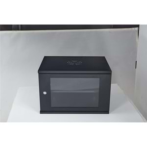 Racksan SE-6409S 9U Duvar Tipi Kabinet (450-530-400) Raf+Fan+Priz