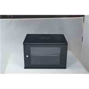Racksan SE-6409S 9U Duvar Tipi Kabinet (450-530-400) Raf+Fan+Priz