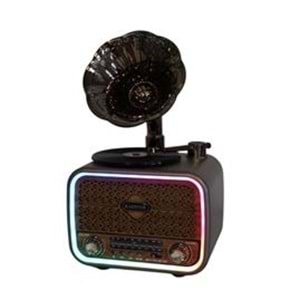 Everton Rt-709 Gramafonlu Bluetooth Fm-Usb-Tf-Aux Şarjlı Nostaljik Radyo