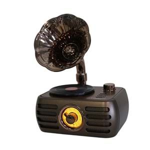 Everton Rt-704 Gramafonlu Bluetooth Fm-Usb-Tf-Aux Şarjlı Nostaljik Radyo