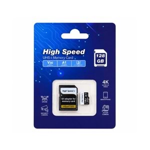 ELBA High Speed 128GB A1 V30 U3 Micro Hafıza Kartı Class10 