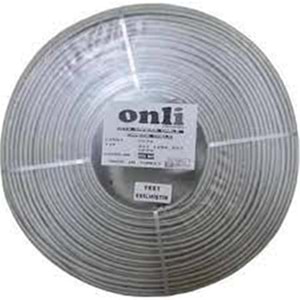 Onli ON-4140 4+1 1x0,50 mini Coax 2x0,50mm 250 metre CCA Kamera Kablosu