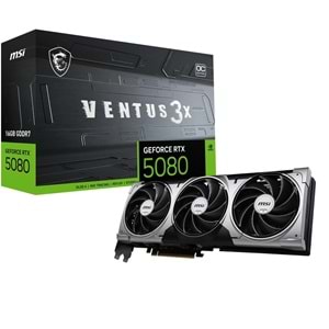 Msi GeForce RTX5080 16GB GDDR7 PCI Express 5.0 16G VENTUS 3X OC Ekran Kartı