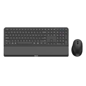 Philips SPK6248B Kablolu Türkçe Q Klavye&Mouse Set Siyah