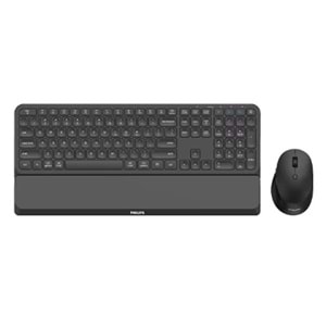Philips SPK6248B Kablolu Türkçe Q Klavye&Mouse Set Siyah