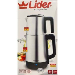 Lider Ltm-340 İkisi Bir Arada Elektrikli Çaycı Ve Kettle