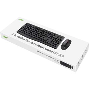 ACER OCC309 BK Kablosuz Klavye+ Mouse set
