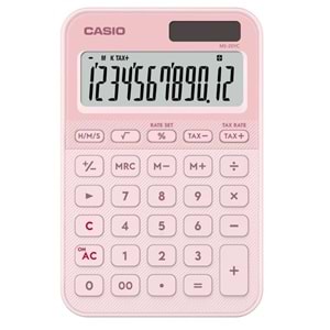 Casio MS-20YC-LP 12 Hane Açık Pembe Masa Üstü Hesap Makinesi