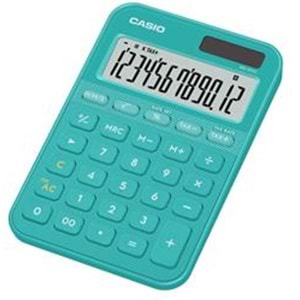 Casio MS-20YC-TU 12 Hane Turkuaz Masa Üstü Hesap Makinesi