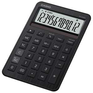 Casio MS-20DQ-BK 12 Hane Beyaz Masa Üstü Hesap Makinesi