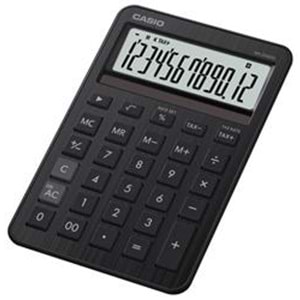 Casio MS-20DQ-BK 12 Hane Beyaz Masa Üstü Hesap Makinesi