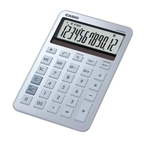 Casio MS-20DQ-BU 12 Hane Buz Mavisi Masa Üstü Hesap Makinesi