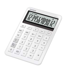 Casio MS-20DQ-WE 12 Hane Beyaz Üstü Hesap Makinesi