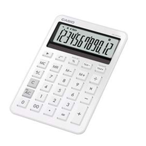 Casio MS-20DQ-WE 12 Hane Beyaz Üstü Hesap Makinesi