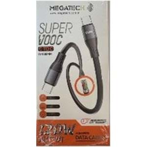 Megatech MT-120UT 120W USB To Type-c Data Kablosu