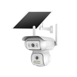 Joysee SW2 6Mp 2x2.8mm AOV Solar Wifi İki Kamera 4IR+4Led PTZ