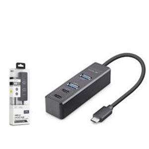 iETOP TU1009 Type-C 3.2 Gen2 Hub 4 Port 10 Gbps Siyah