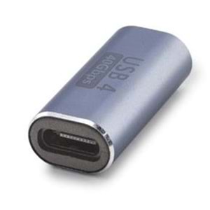 HADRON HDX1086 USB4 Type-C Birleştirici Adaptör 40 Gbps Gri