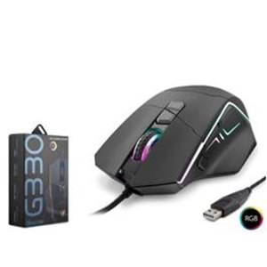HADRON Shooter G330 RGB Gaming Mouse 6400 DPI 8 Tuş Siyah